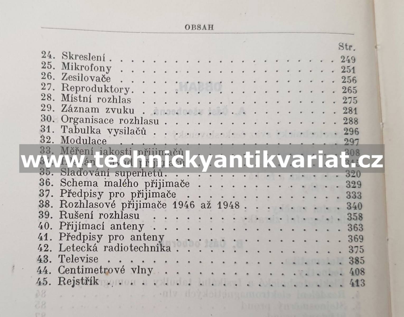 Radiotechnická a elektroakustická příručka (1949)