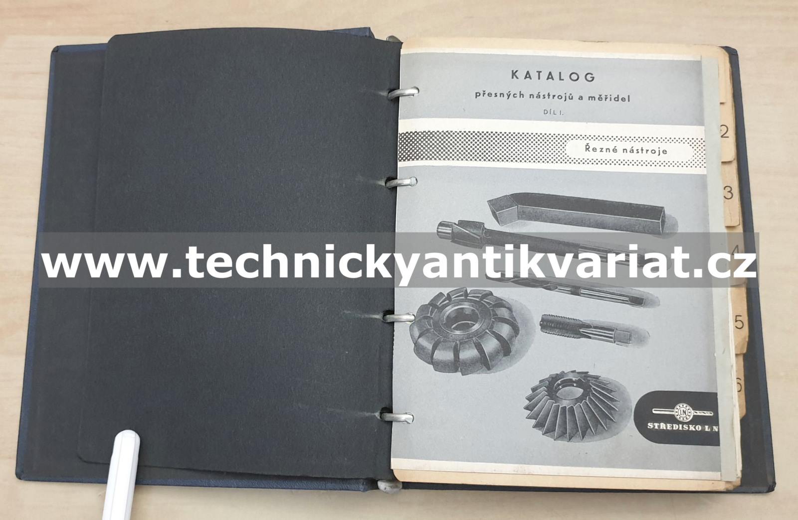 Katalog přesných nástrojů a měřidel I. řezné nástroje