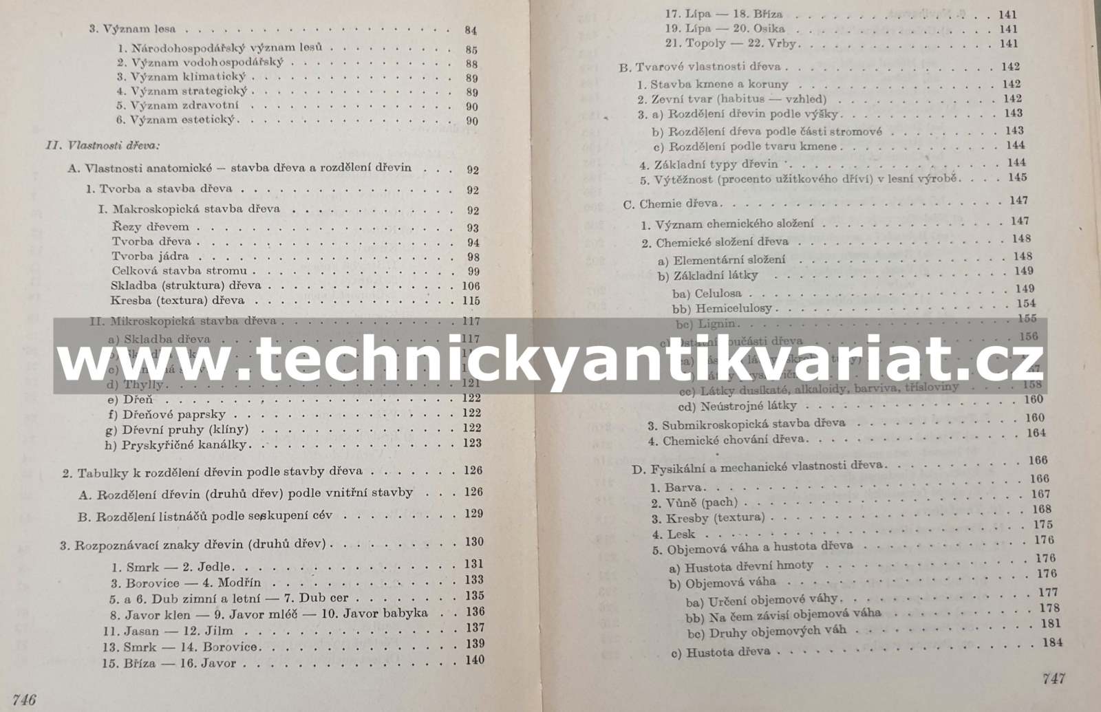 Nauka o dřevě - Lysý, Jirů (1954)