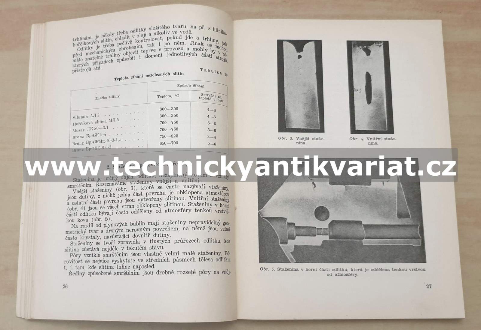 Vady odlitků ze slitin neželezných kovů - Kovvi, Pljackij (1956)