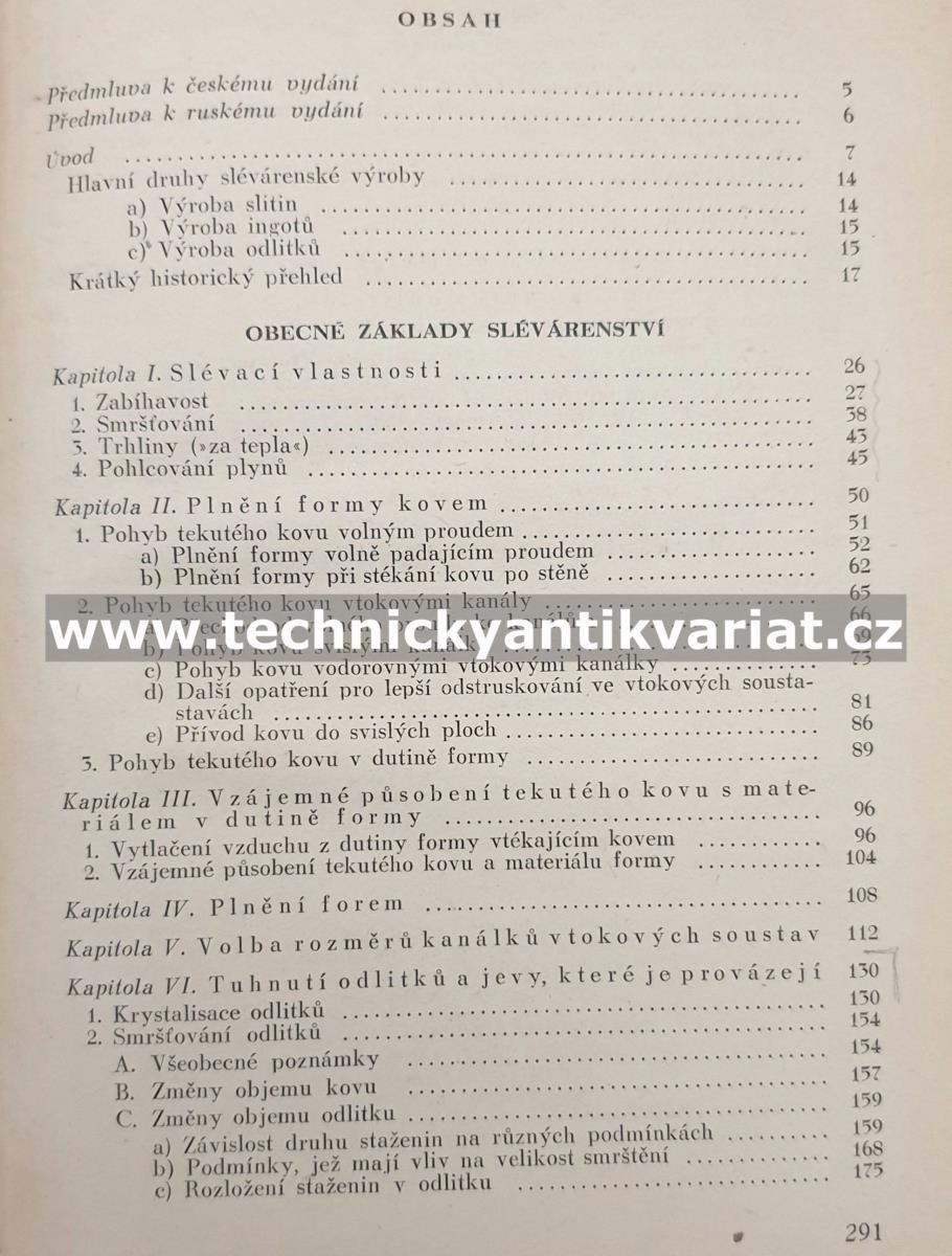 Základy slévárenství - A.G. Spaasskij (1953)