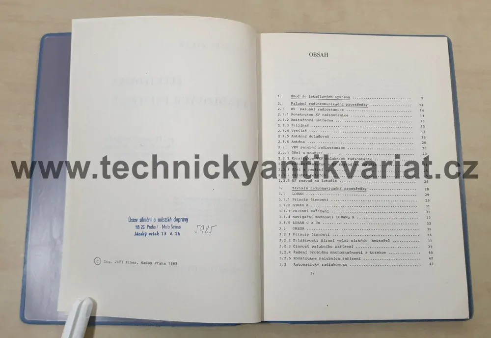 Elektronika letadlových přístrojů - Jiří Fiker (1983)