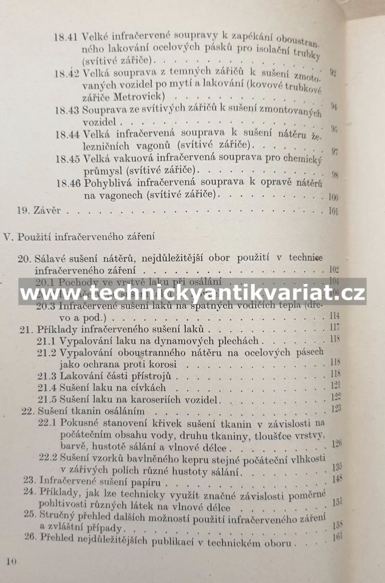 Technika infračerveného záření - R. Borchert, W. Jubitz (1958)