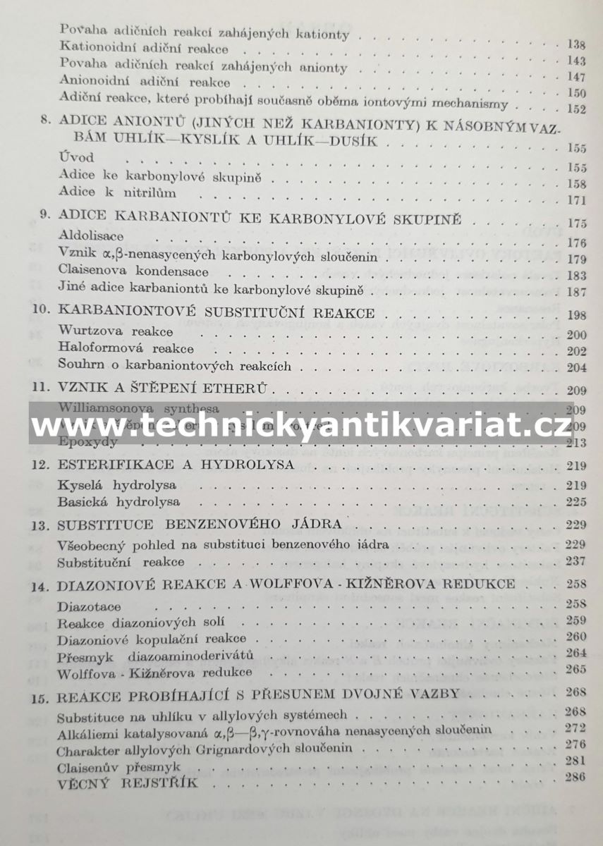 Základy iontových organických reakcí - Elliot R. Alexander (1956)