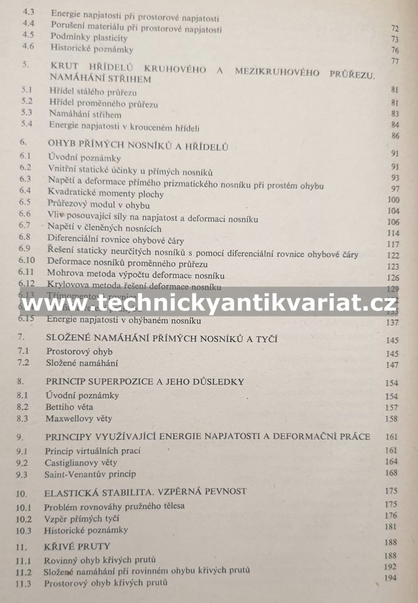 Pružnost a pevnost ve strojnictví - Cyril Hoschl (1971)