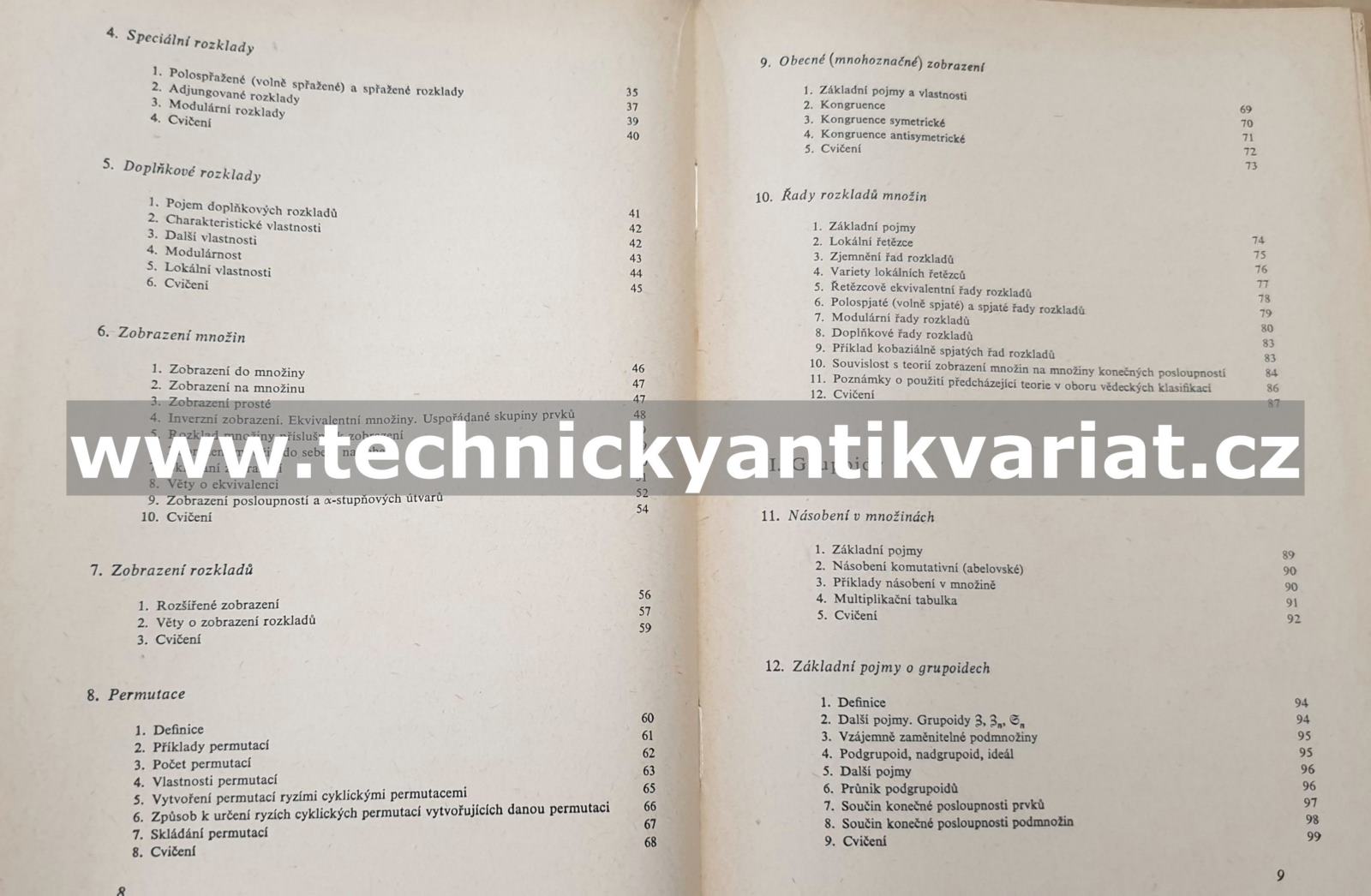 Základy teorie grupoidů a grup - Otakar Borůvka (1962)