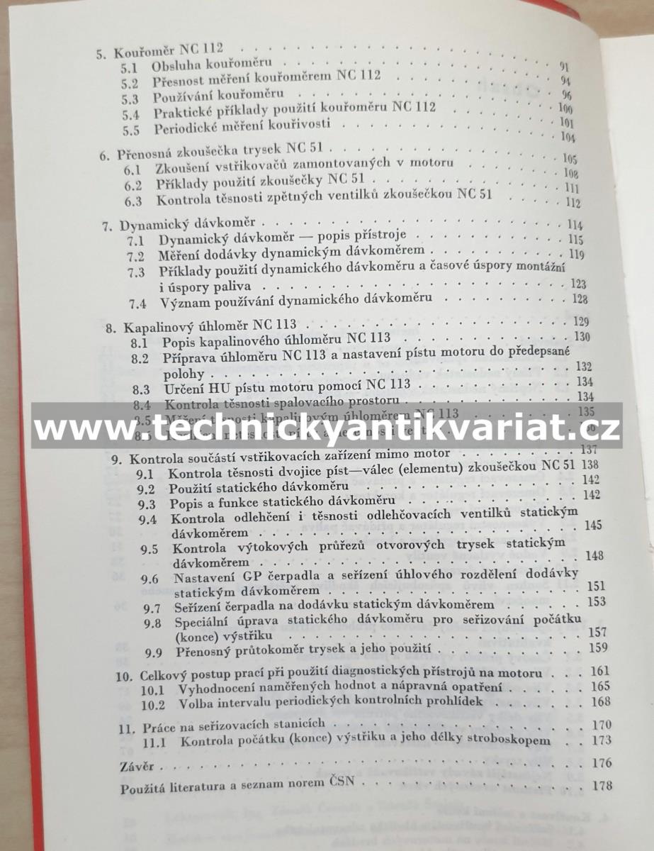 Zjišťování příčin kouření naftových motorů - Vilém Stritzko (1968)