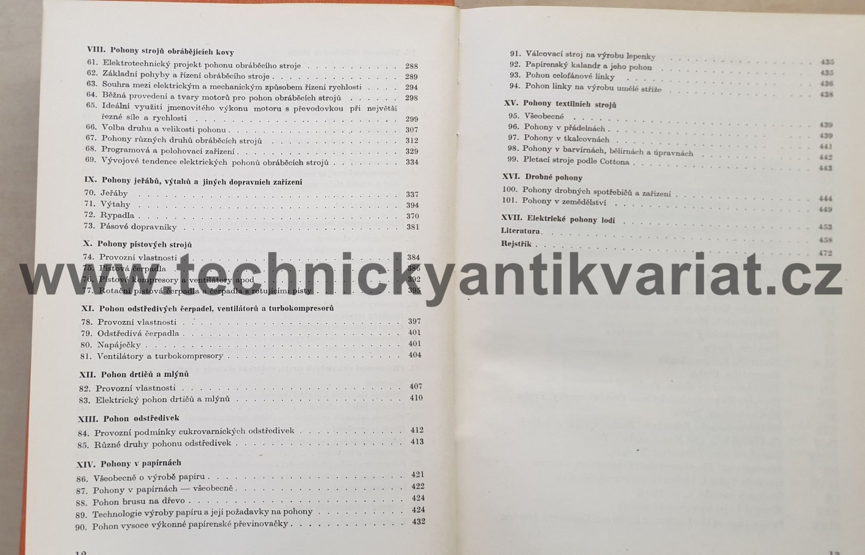 Elektrotechnika IX. Elektrické pohony - Soukeník, Kulda (1964)