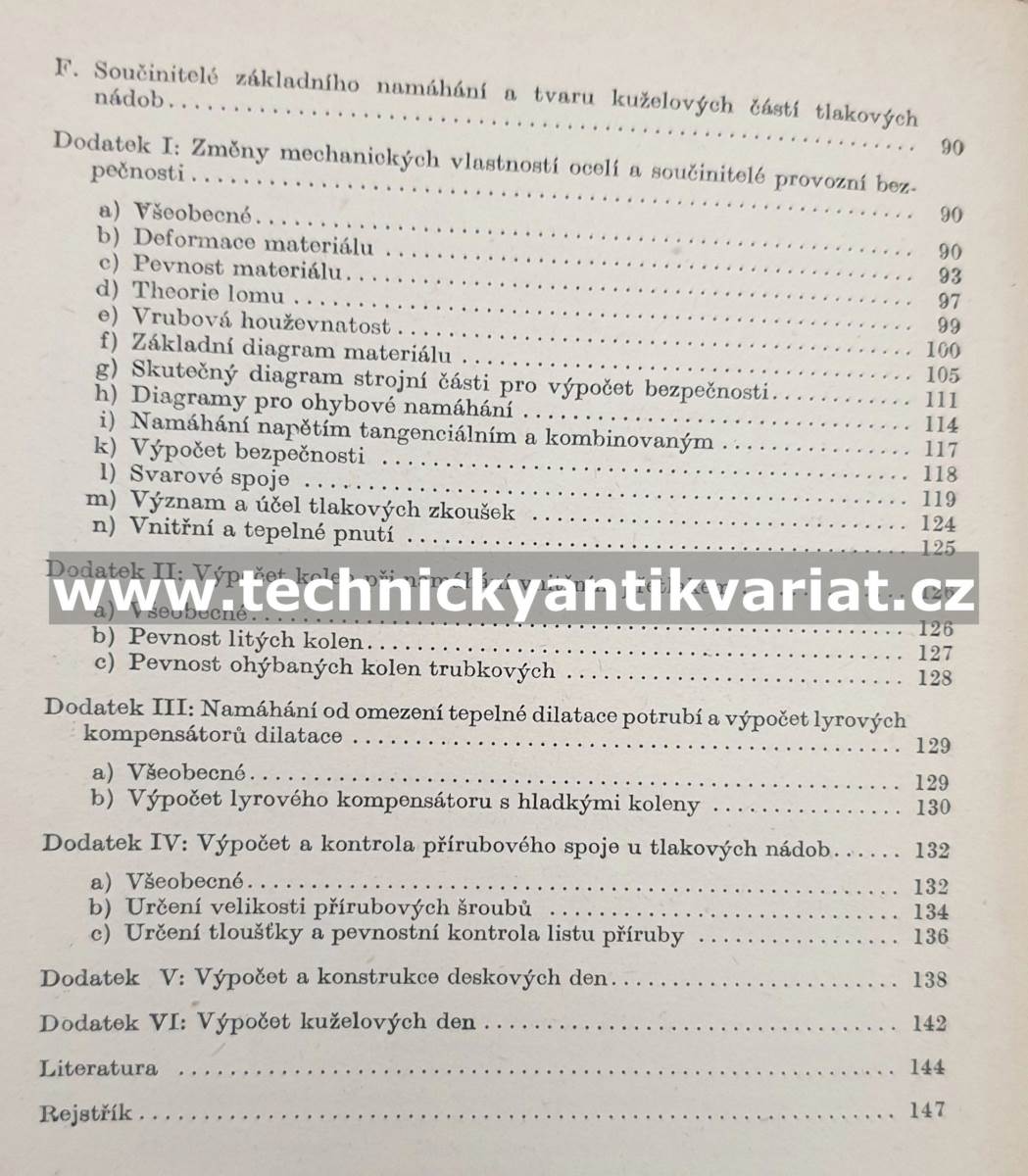 Pevnost tlakových nádob - Jaroslav Němec (1952)