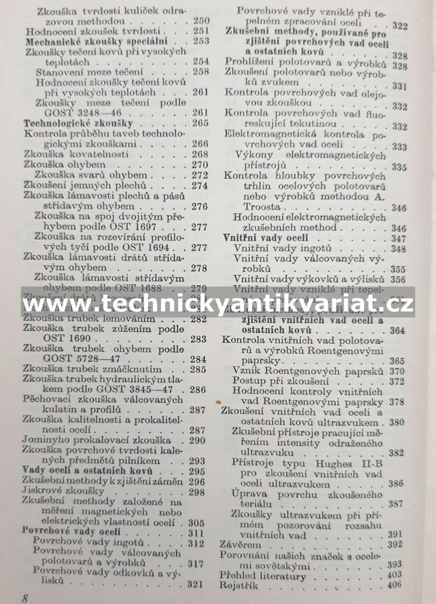 Zkoušení ocelí - Viktor Walla (1952)