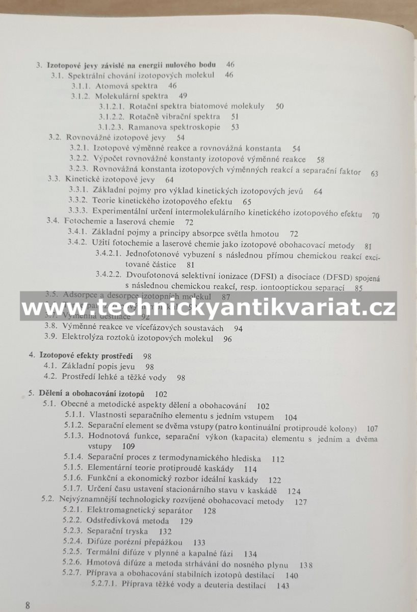 Stabilní izotopy - Josef Cabicar (1983)