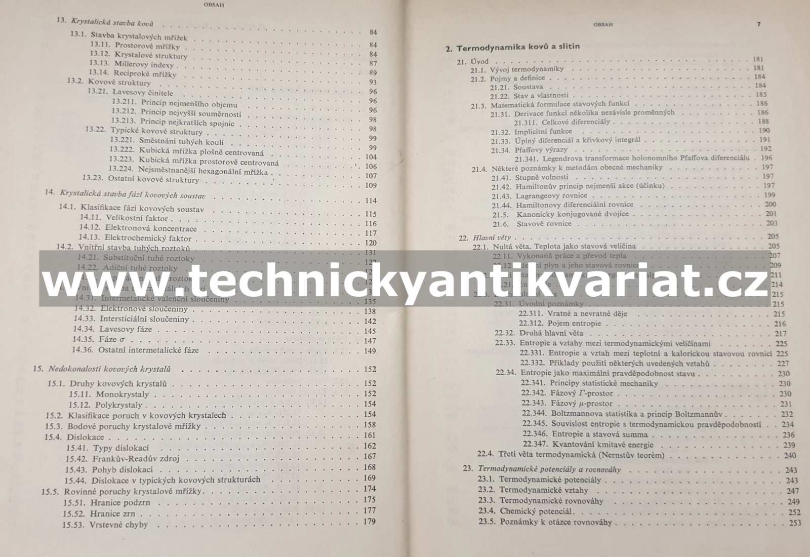 Nauka o materiálu I. svazek 1 - obecná nauka o kovech - Jeníček, Ryš, Cenek, Hrbek (1966)