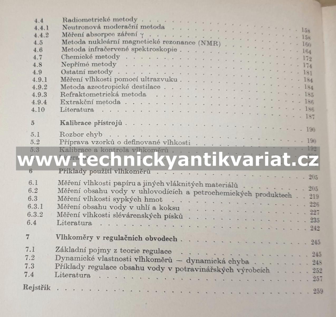 Měření vlhkosti - Fexa, Široký (1983)