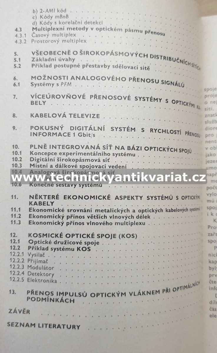 Sdělovací systémy s optickými vlákny - Zdeněk Kubíček (1983)