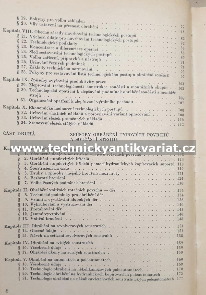 Strojírenská technologie - Tichonov, Zaslavskij (1966)