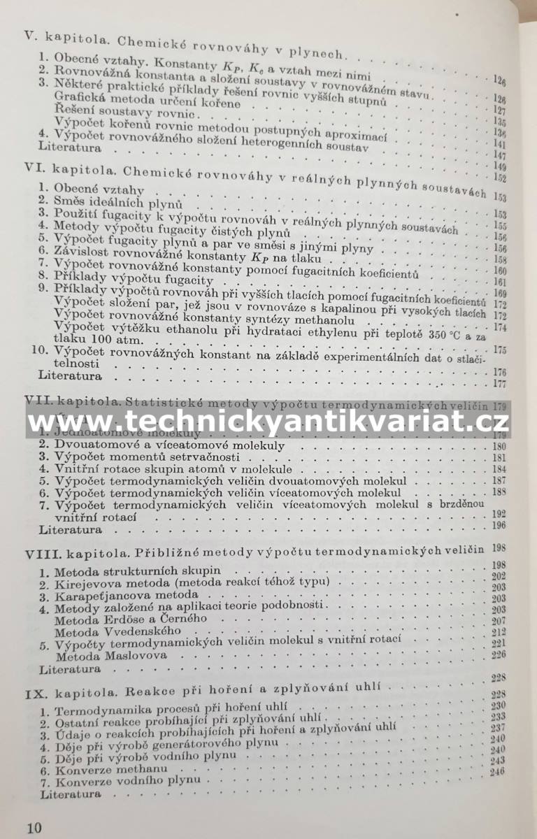 Thermodynamické výpočty petrochemických pochodů - A.A. Vvedenskij (1963)