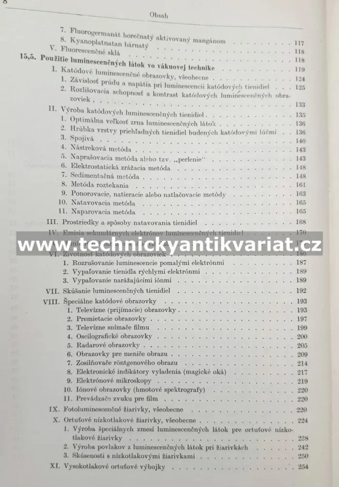 Technologia hmot vákuovej techniky III. pomocné materiály - Werner Espe (1962)