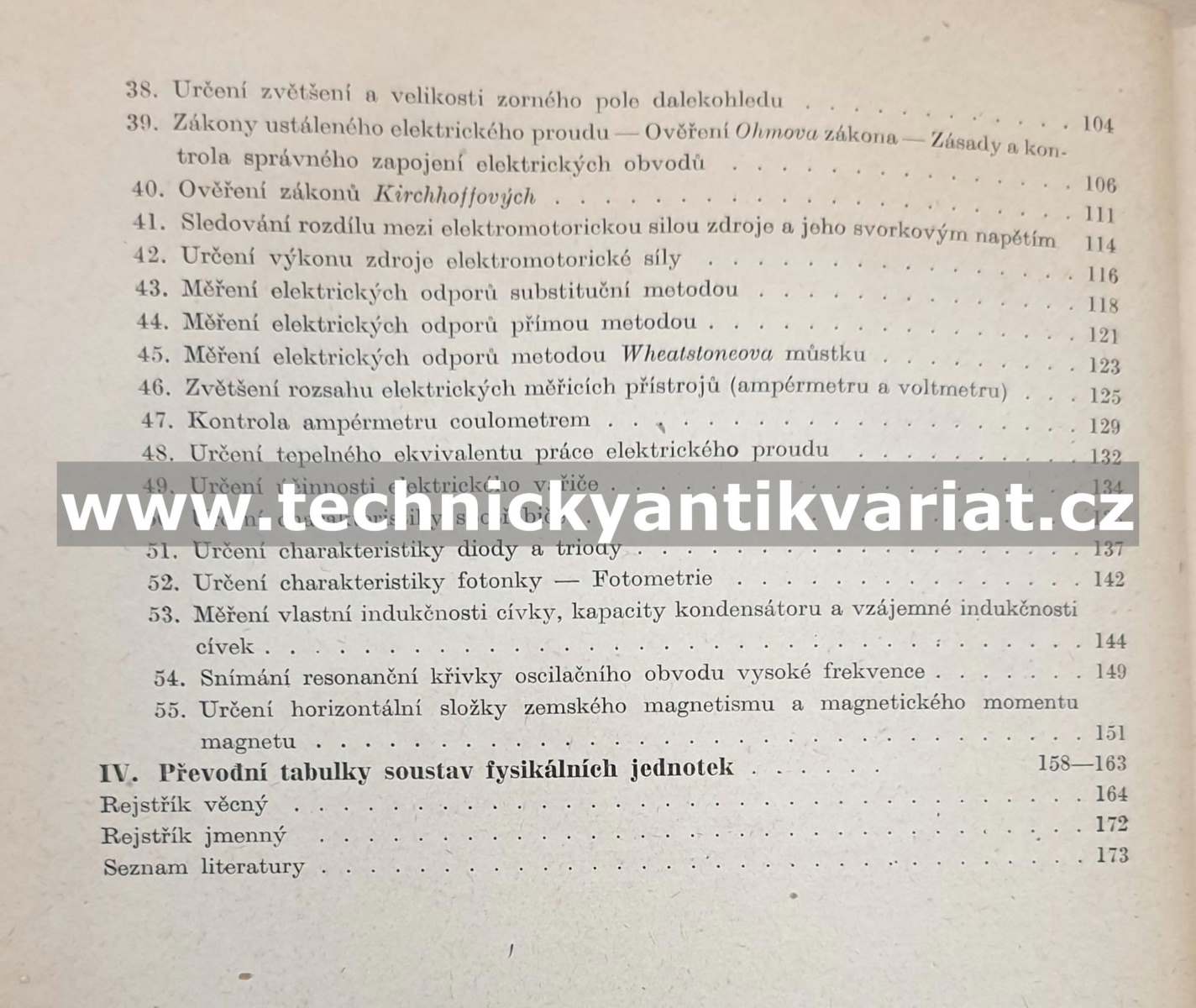 Návody k základním fysikálním měřením - Vladimír Pilát (1955)
