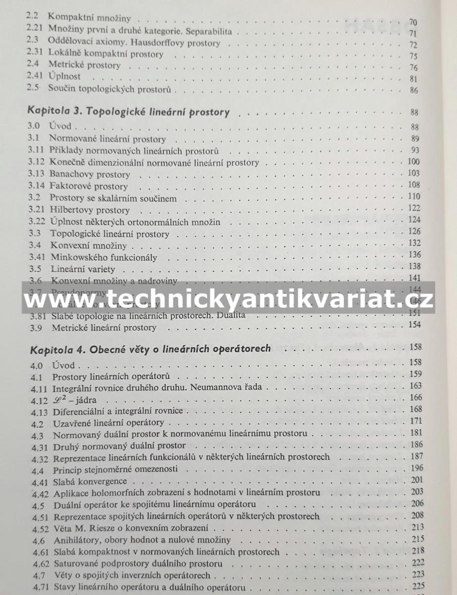 Úvod do funkcionální analýzy - A.E.Taylor (1973)