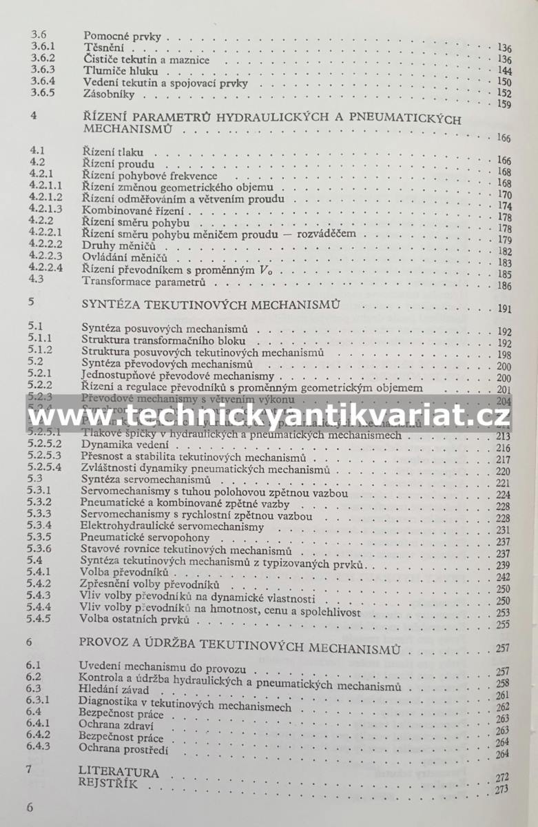 Hydraulické a pneumatické mechanismy - Prokeš, Vostrovský (1988)