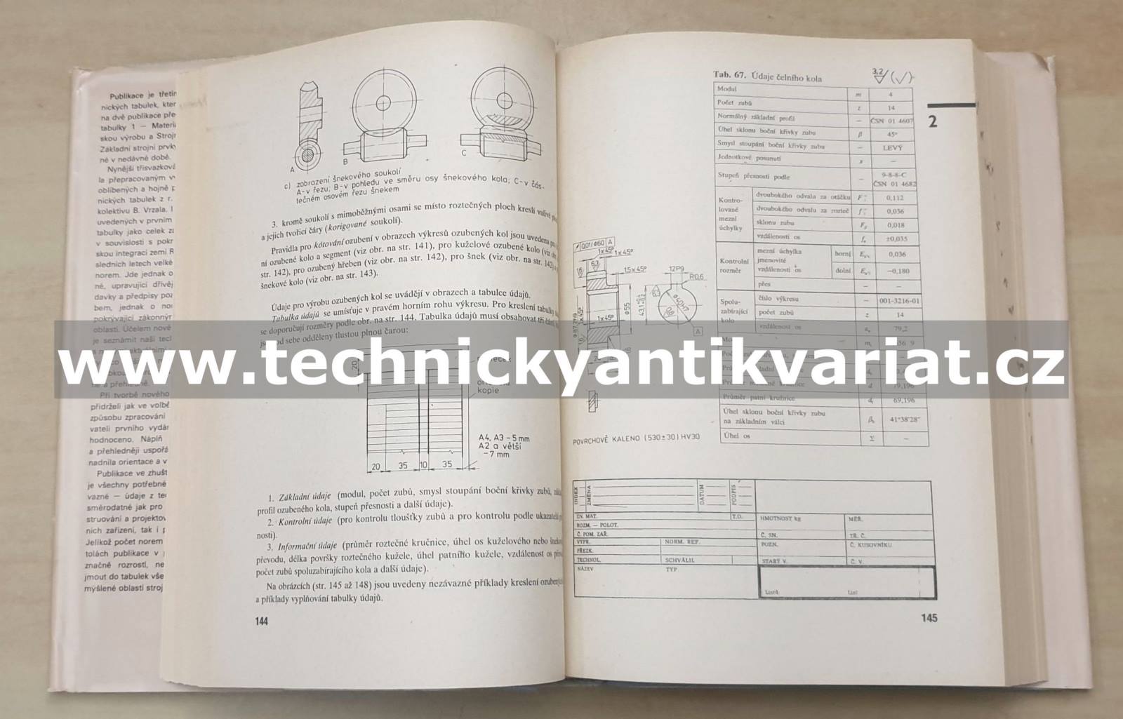 Strojnické tabulky 3. Základní strojní součásti a montážní jednotky - Fiala, Svoboda, Šťastný (1989)