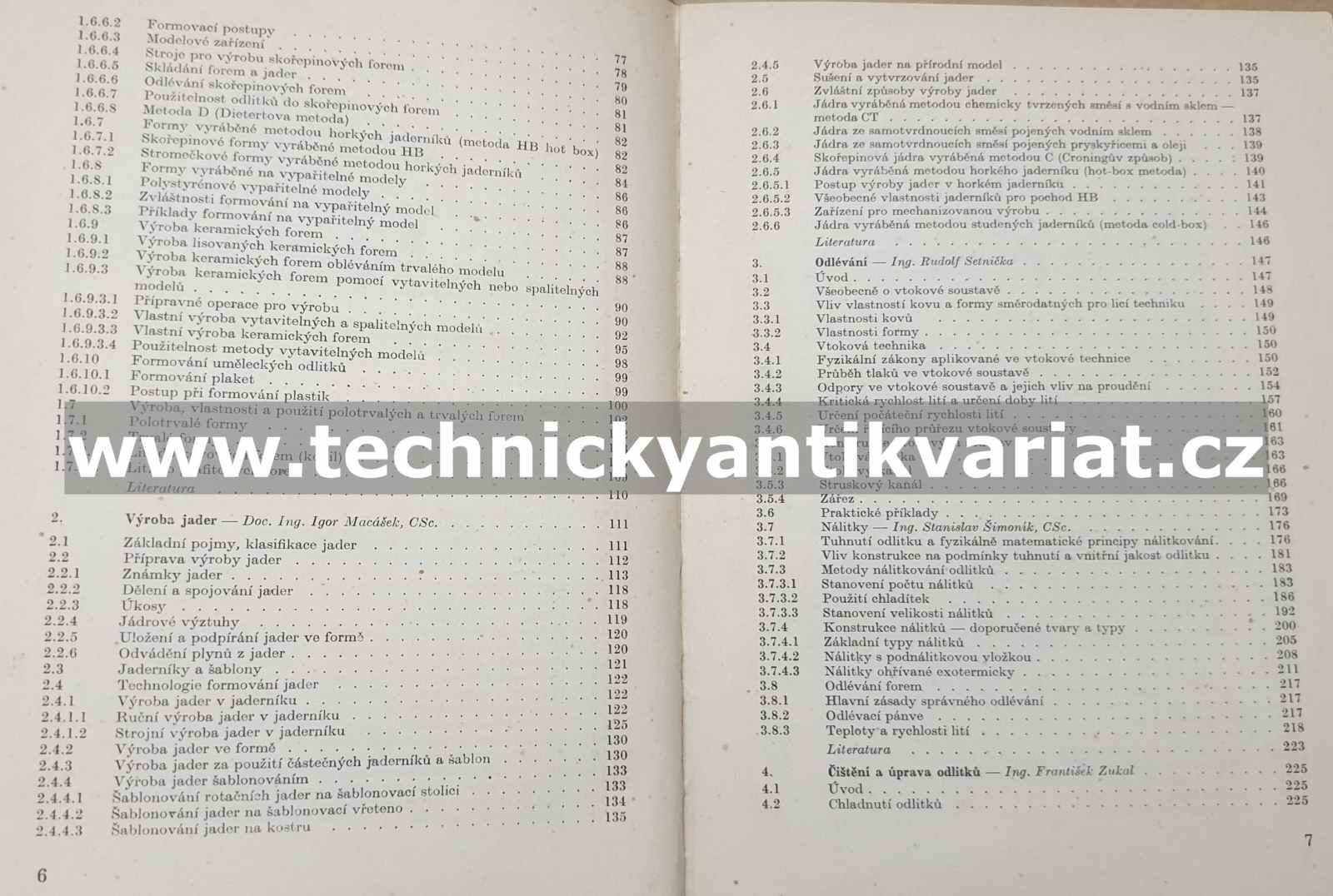 Slévárenství II. Speciální část - Plíšek, Plešinger (1975)