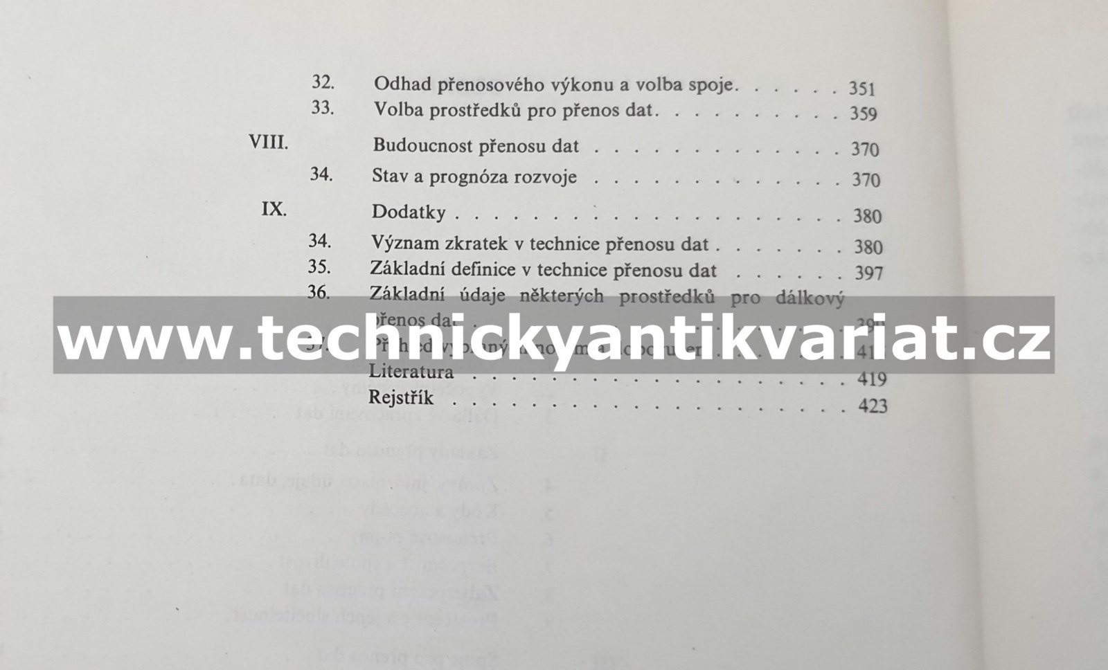 Dálkový přenos dat - Josef Pužman (1977)
