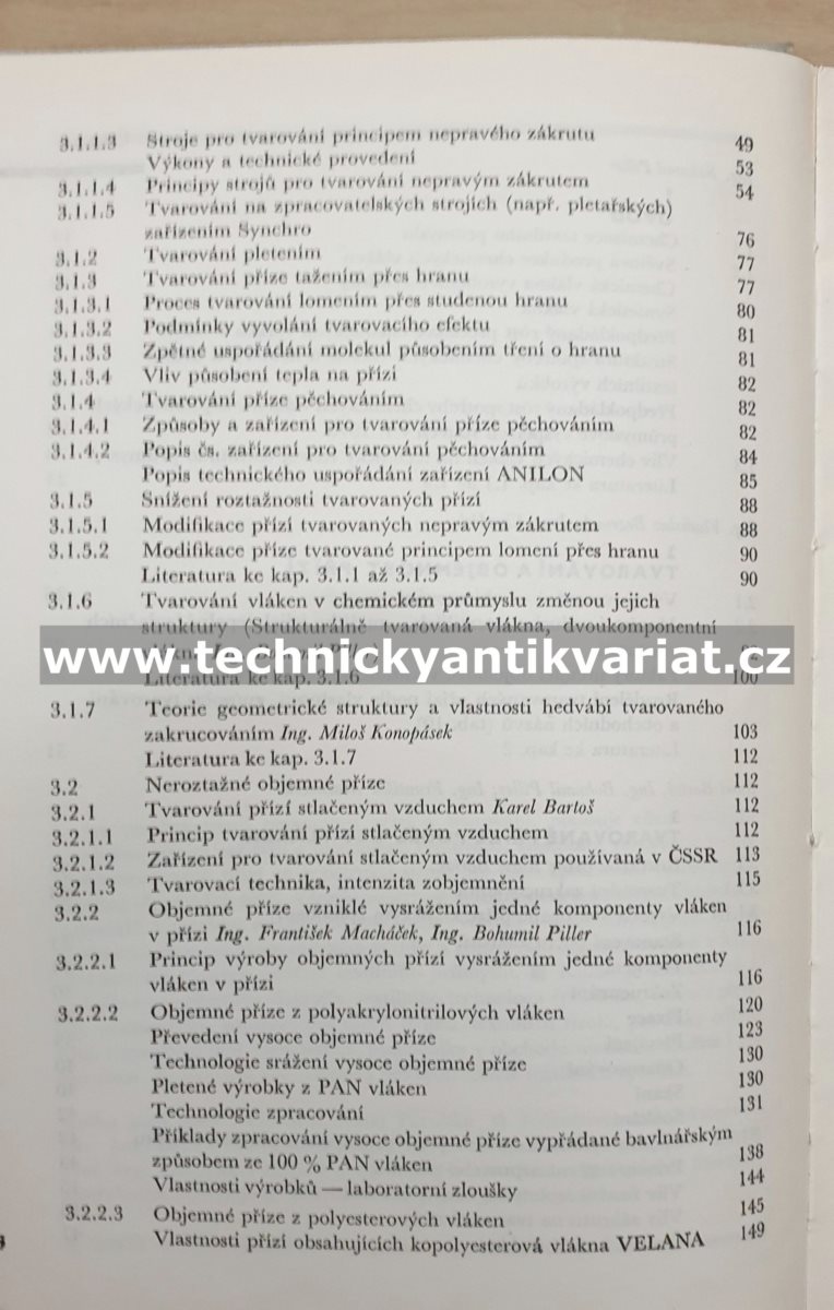 Syntetická vlákna - Bohumil Piller (1967)