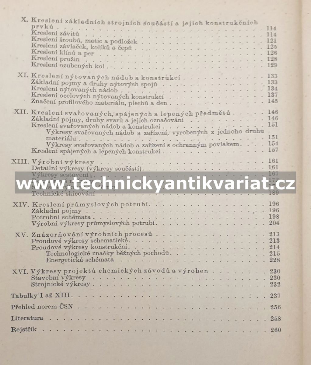 Technické kreslení v chemické praxi - František Kadeřávek (1960)