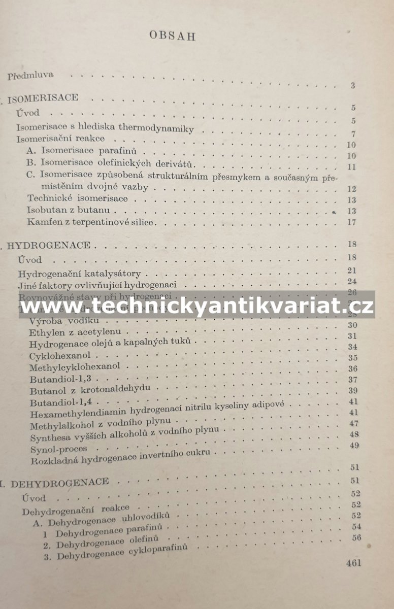Organická technologie 1 Bažant, Šorm (1952)