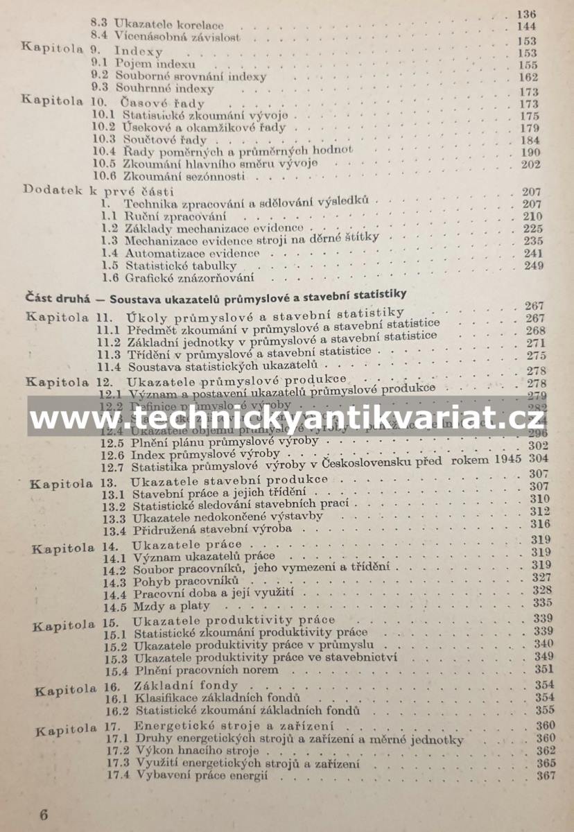 Základy průmyslové a stavební statistiky - F. Egermayer, L. Šauer (1961)