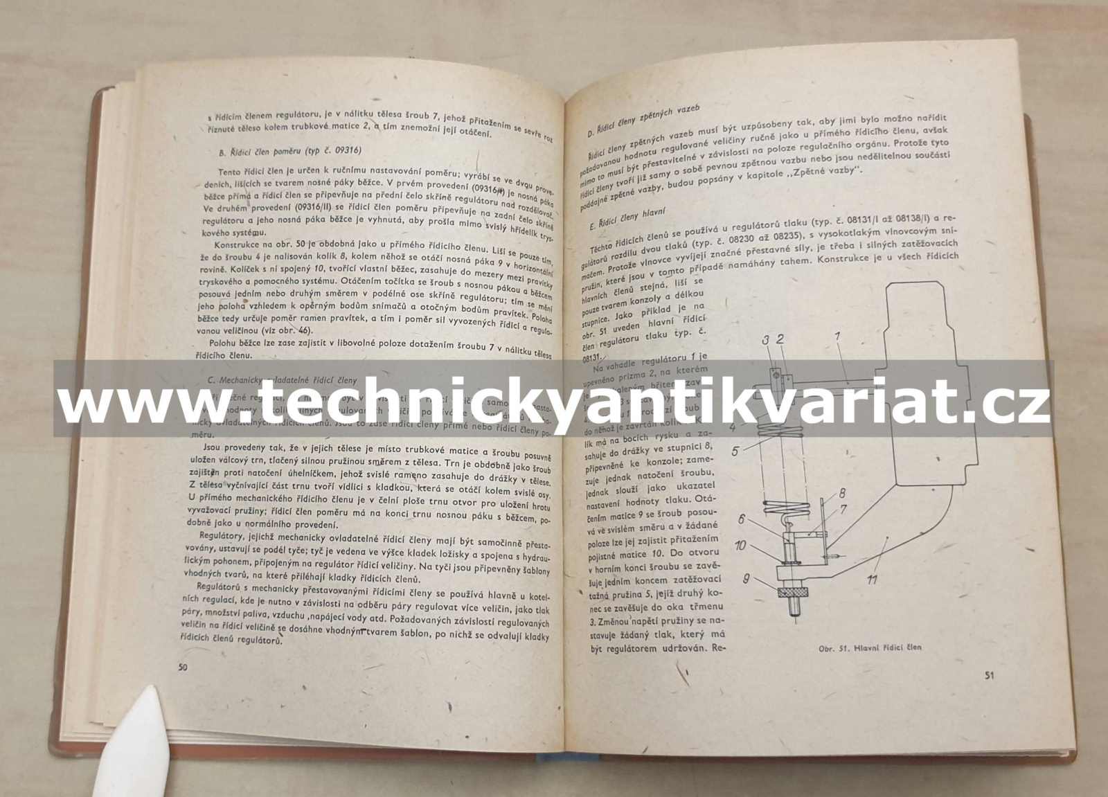 Olejové tryskové regulátory - Felix Vítek (1961)