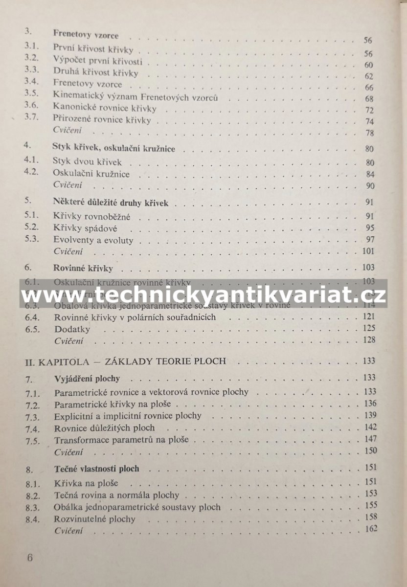 Základy diferenciální geometrie s technickými aplikacemi - Budínský, Kepr (1970)