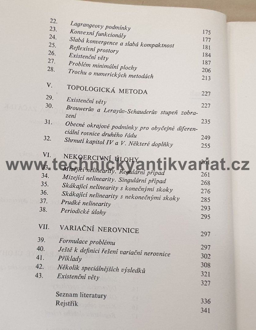 Nelineární diferenciální rovnice - Fučík, Kufner (1978)