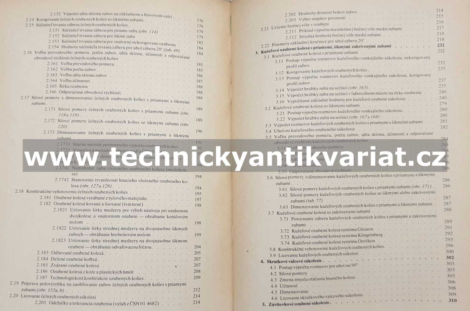 Ozubenie v konštrukčnej praxi - F. Manas (1976)