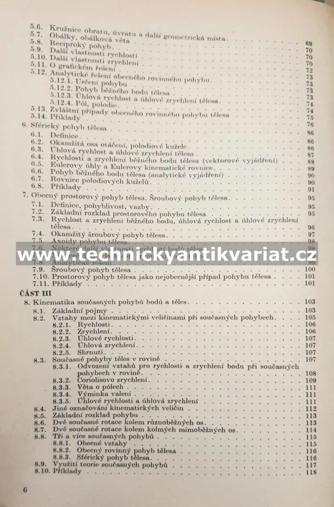 Příručka kinematiky s příklady - Vladimír Brát (1973)