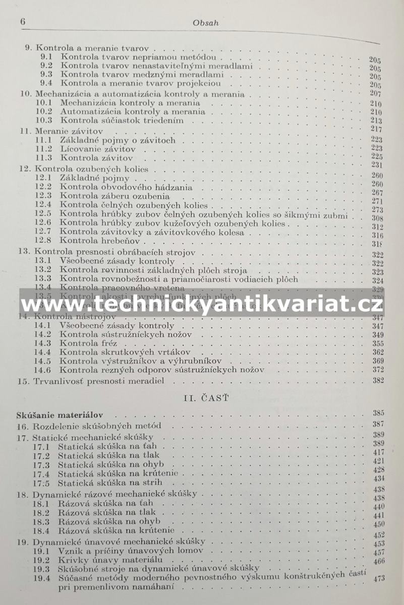 Meranie v strojárstve - Vysloužil, Zelko (1973)