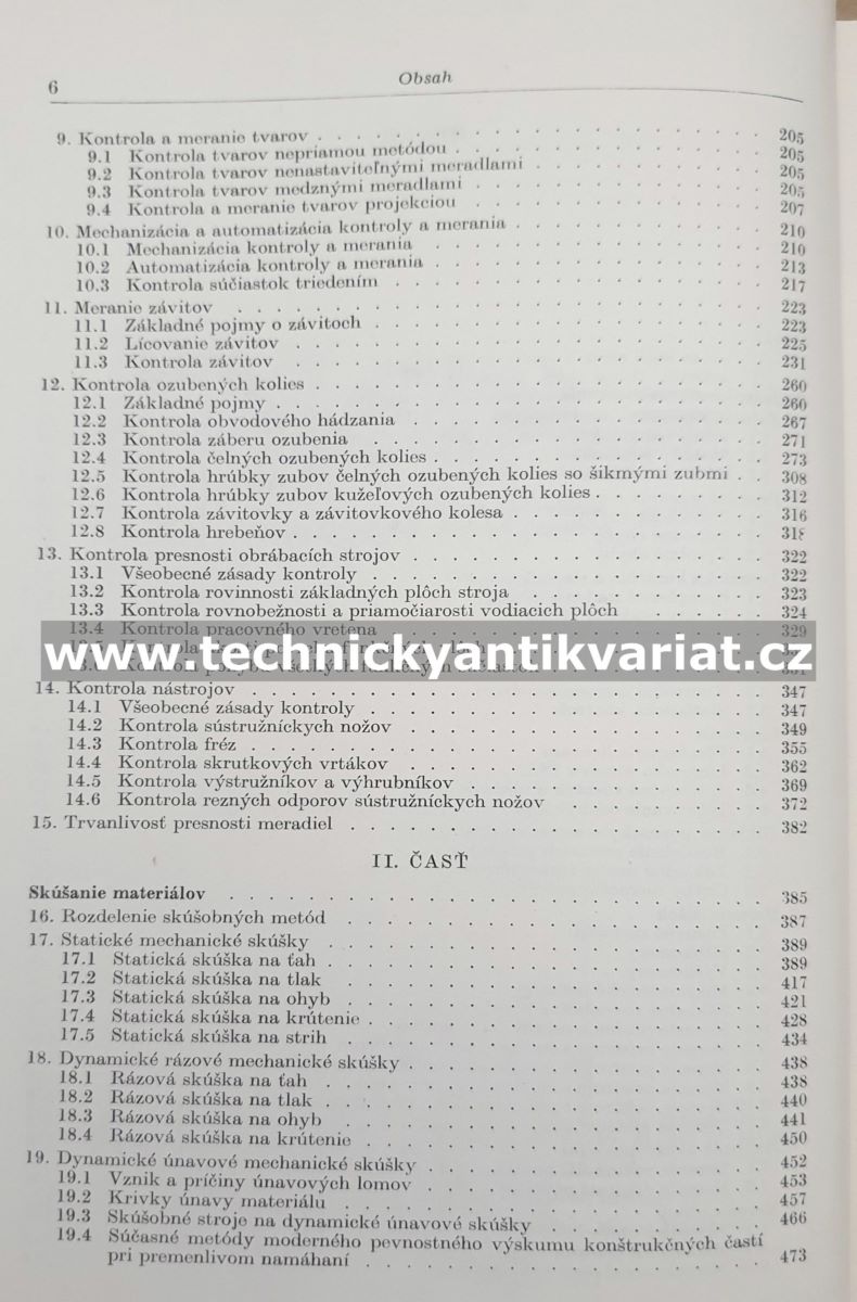 Meranie v strojárstve - Vysloužil, Zelko (1973)