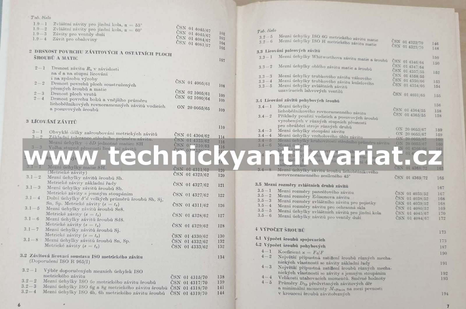 Závity, šrouby, matice a příslušenství - František Pospíšil (1975)