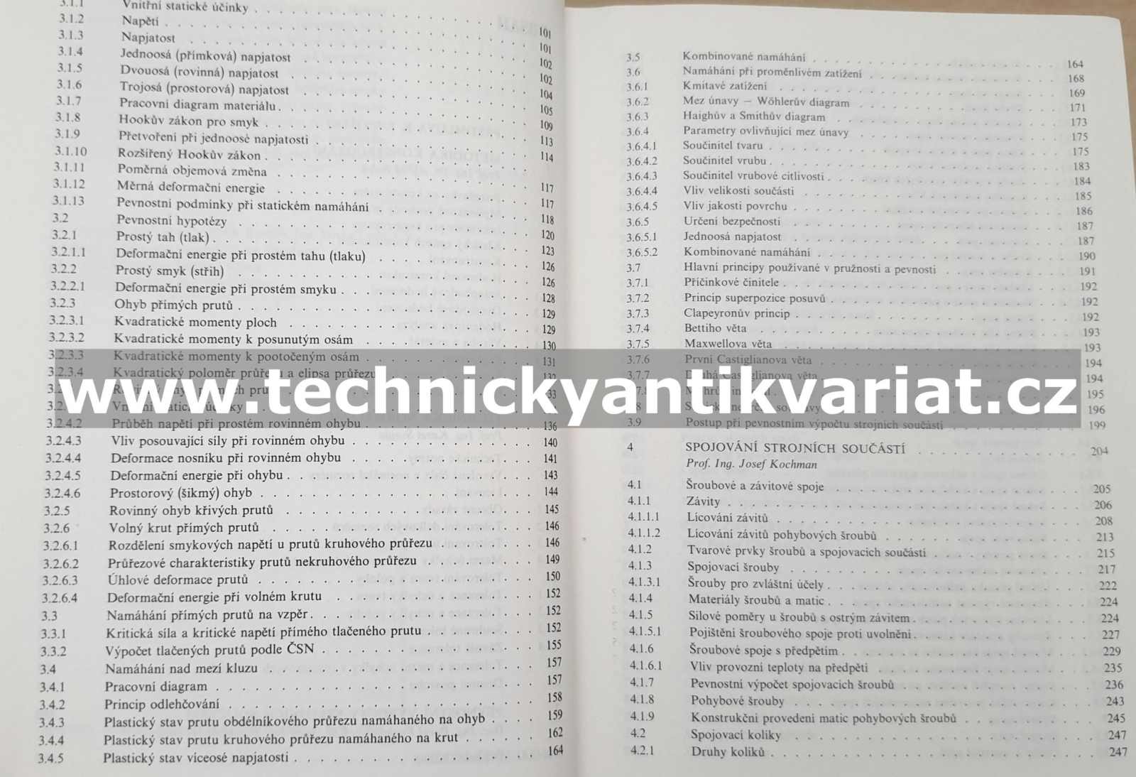 Části strojů 1.svazek - Bolek, Kochman a kol. (1989)