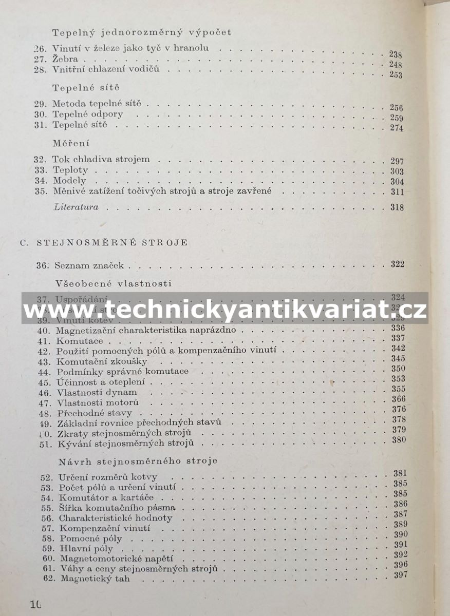 Elektrotechnika II. Elektrické stroje, část 1 - List, Hak (1969)