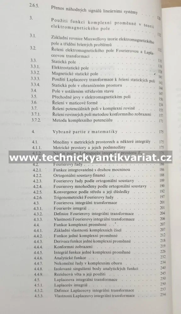 Komplexní proměnná v elektrotechnice - Hlávka, Klátil, Kubík (1990)