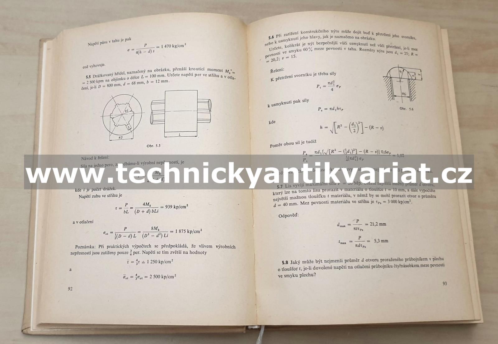 Sbírka úloh z pružnosti a pevnosti - Pešina, Reif, Valenta (1964)