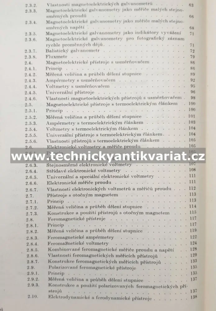 Elektrická měření I. Elektrické měřící přístroje - Dufek, Fajt (1974)
