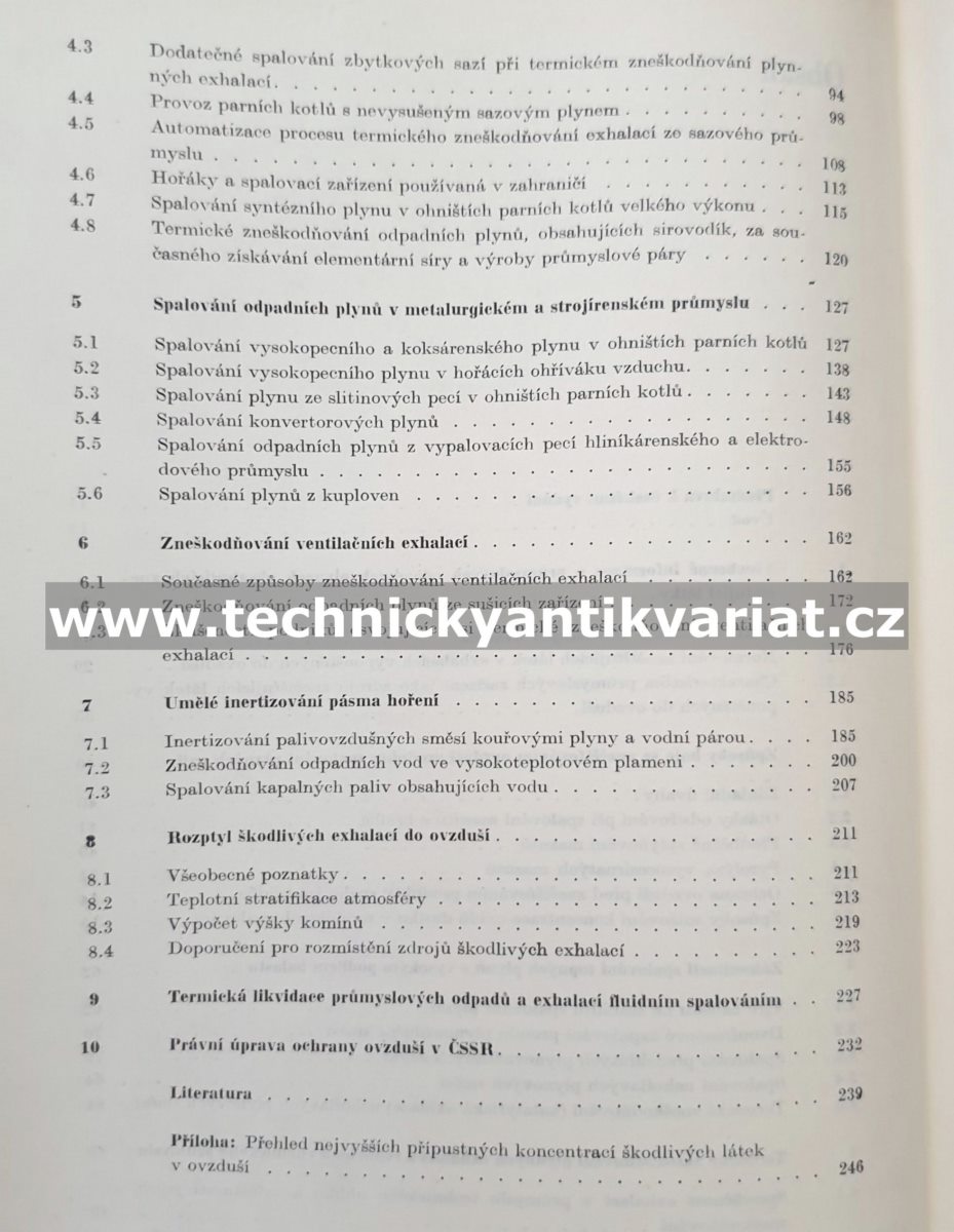 Zneškodňování průmyslových exhalací spalováním - V. A. Spejšer (1983)