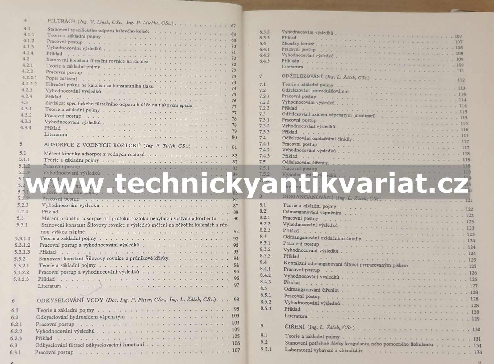 Laboratorní metody v technologii vody - Pitter, Tuček, Chudoba, Žáček (1983)