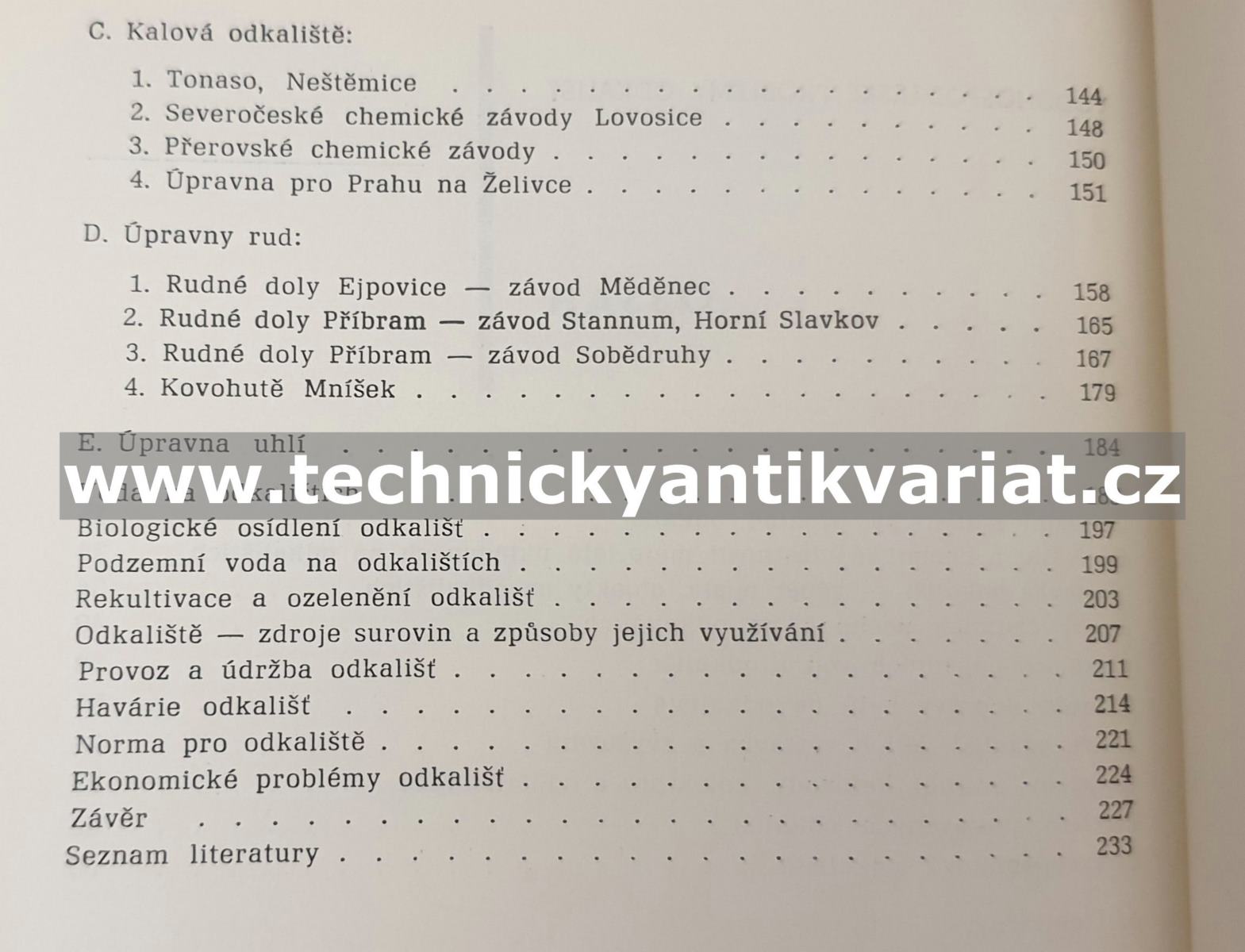 Vodohospodářské problémy odkališť - Bulíček, Jindřich (1976)