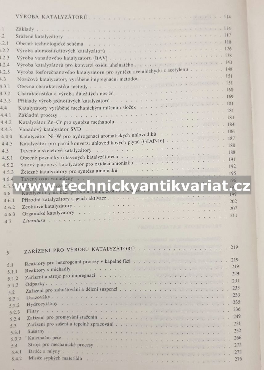 Technologie katalyzátorů - Muchlenov, Dobkinová, Derjužkinová, Soroko (1985)