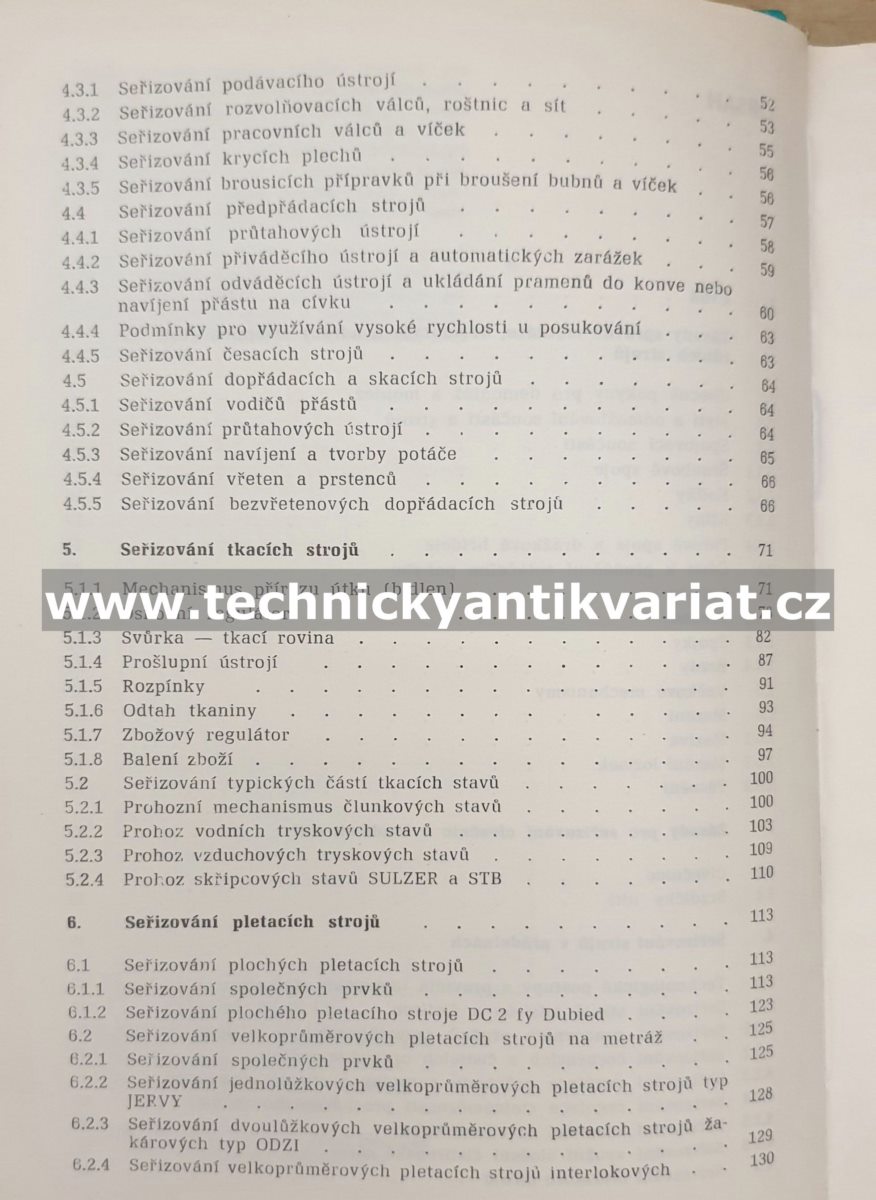 Seřizování textilních strojů - Palhoun, Havlíček, Svoboda (1979)