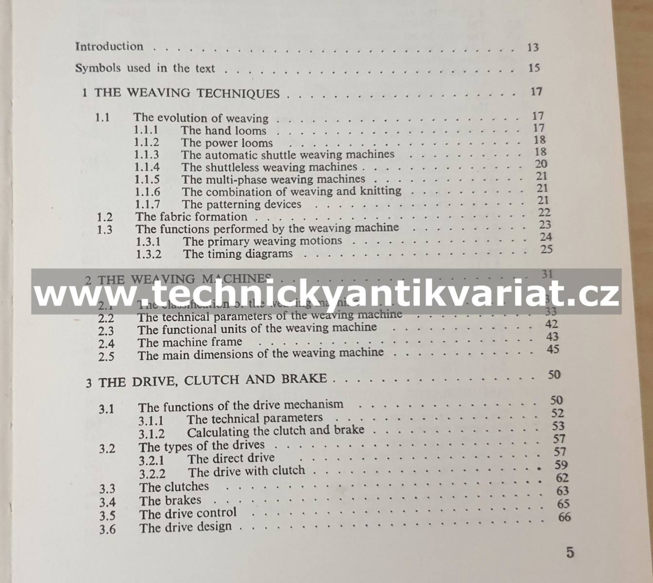 Shuttleless Weaving Machines - O.Talavášek, V.Svatý (1981)